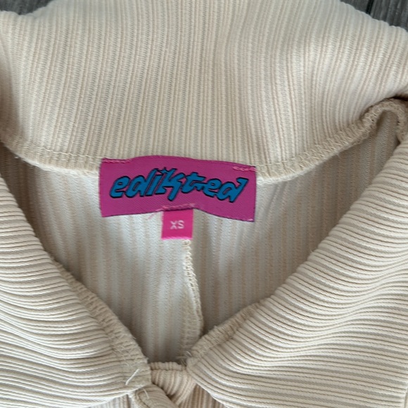 Edikted Ribbed Romper - Picture 2 of 4